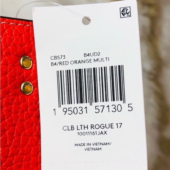 Authentic Brand New Coach Rogue 17 CB573 In Colorblock - Picture 13 of 13